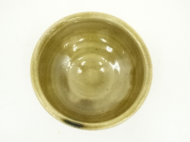 加藤巖作 藍彩茶碗 煎茶 美品 共箱(K-YC429) 志野金彩茶盌｜柴田育彦 – BloomJapan